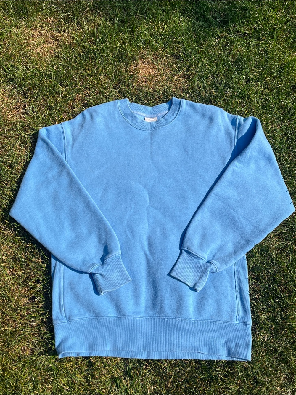 Aritzia TNA Cozy Fleece Boyfriend Crew Sweatshirt